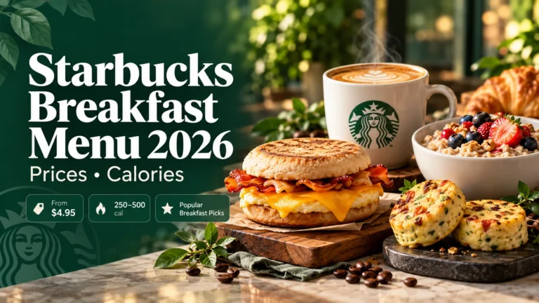 Starbucks Breakfast Menu