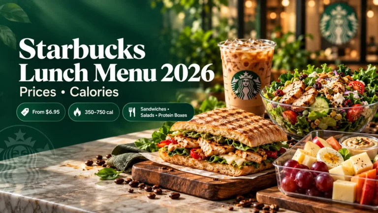 Starbucks Lunch Menu