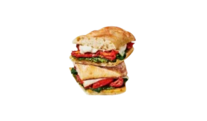 Tomato & Mozzarella on Focaccia