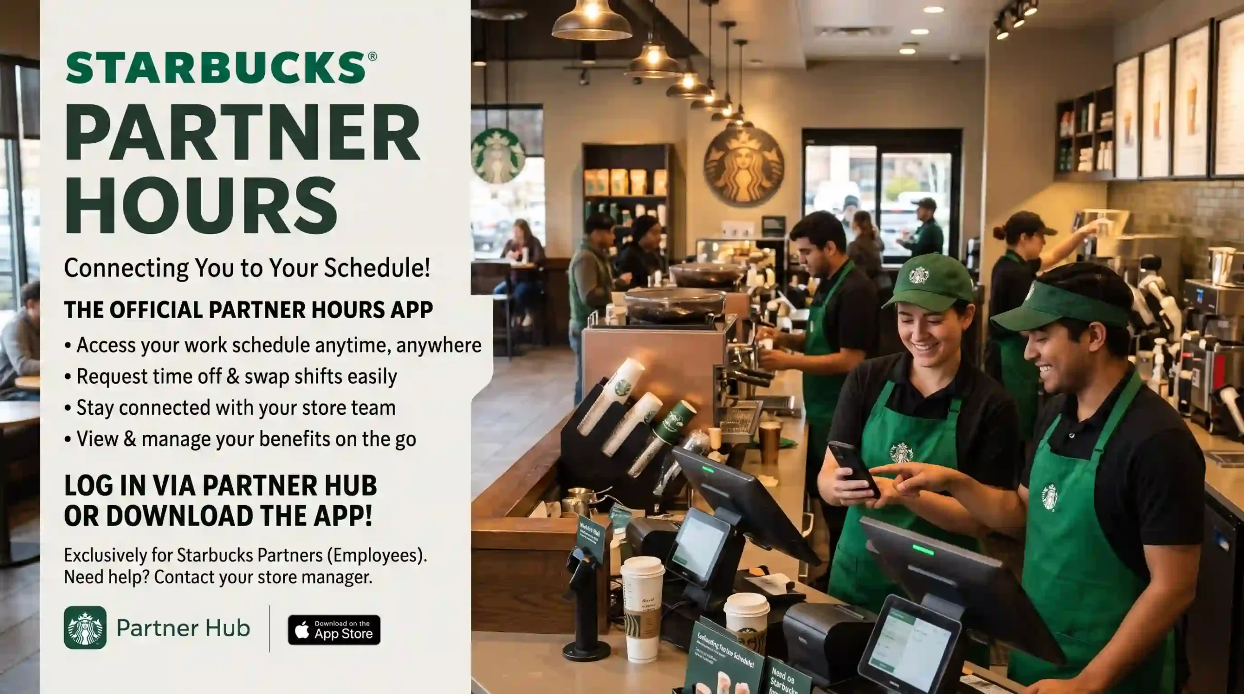 starbucks partner hours